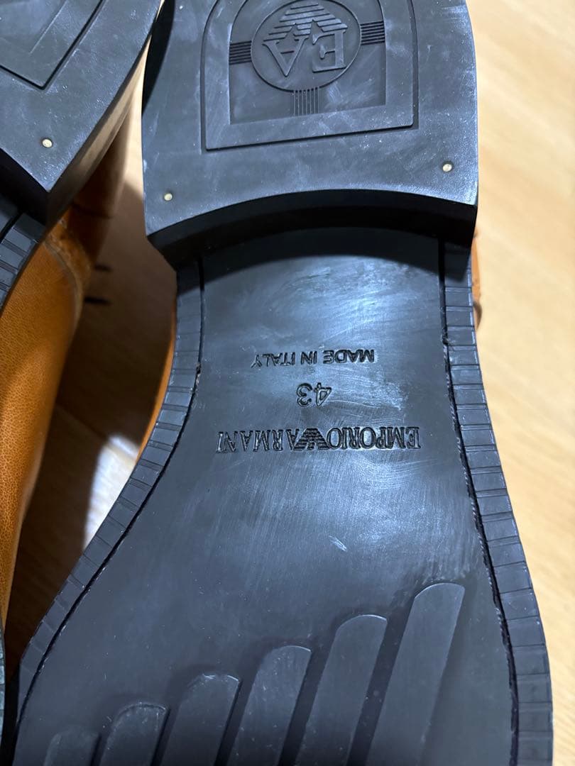 未使用　エンポリオアルマーニ　イタリア製　プレーントゥ　43