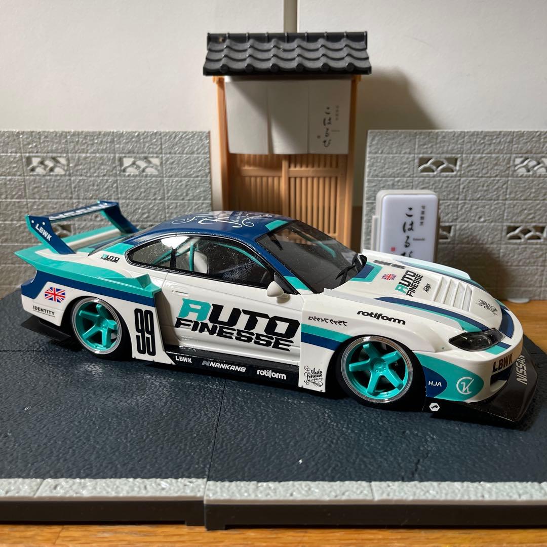 TOP SPEED シルビアS15 ミニカー1/18