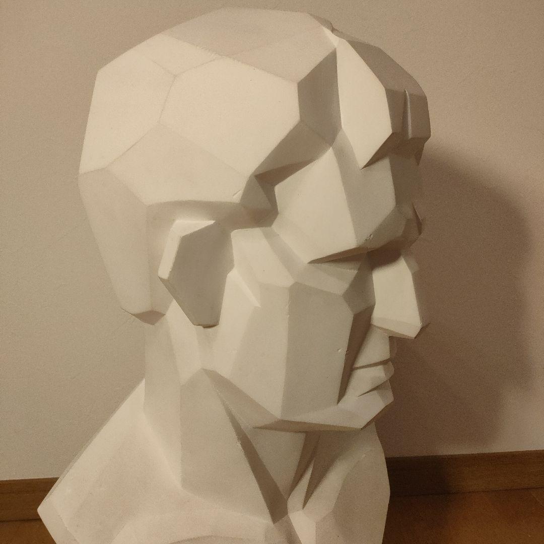 冨士石膏像 石膏像 アグリッパ 面取り 胸像 高さ60cm