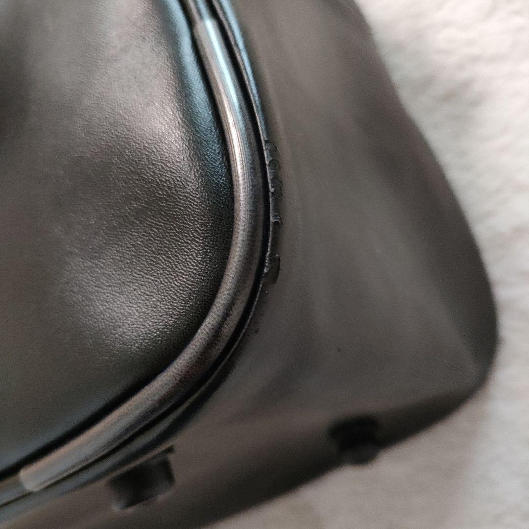 EAST BOY スクールバッグ 合皮 ブラック 赤女神 刺繍 スクバ