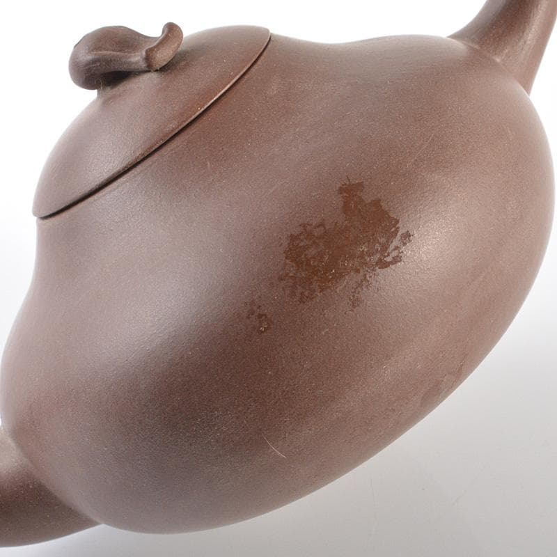 中国　紫砂　朱泥　急須　茶壷　在銘　C　R6282