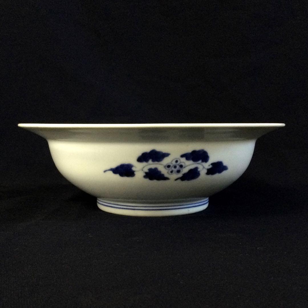 十二代柿右衛門造 染錦 柿絵鹿の子地紋 菓子器 鉢 うず福銘 木箱付 K428