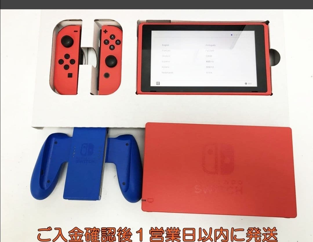 Nintendo Switch 本体　マリオレッド