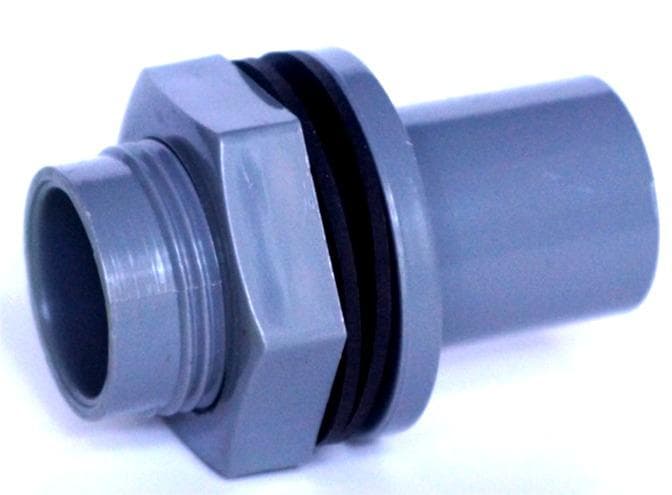 バルブソケット２０Ａ　パッキン２個付　１０個セット　水槽　ろ過　配管　バルソケ