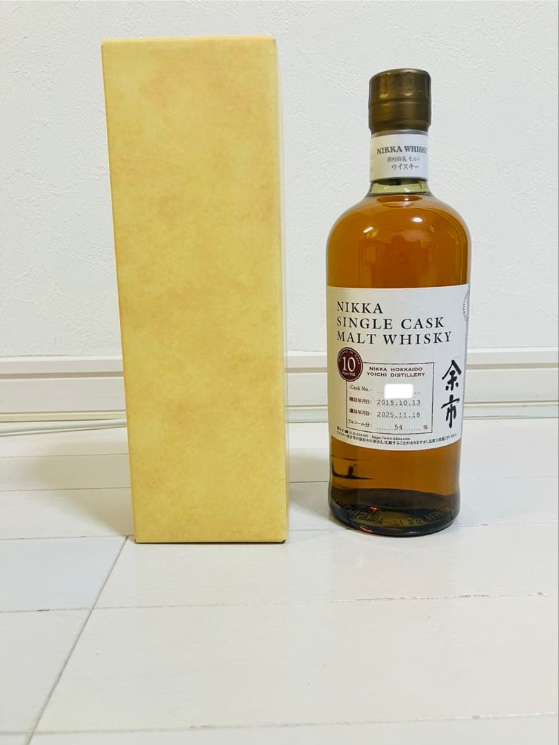 【希少/新品】余市10年　シングルカスク　ニッカウイスキー【NIKKA】
