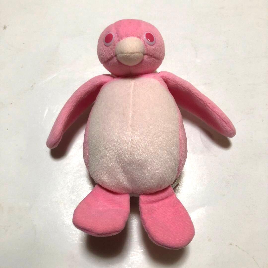 【希少】ピンク　ピングー　ぬいぐるみ 住友生命　ピンクリボン