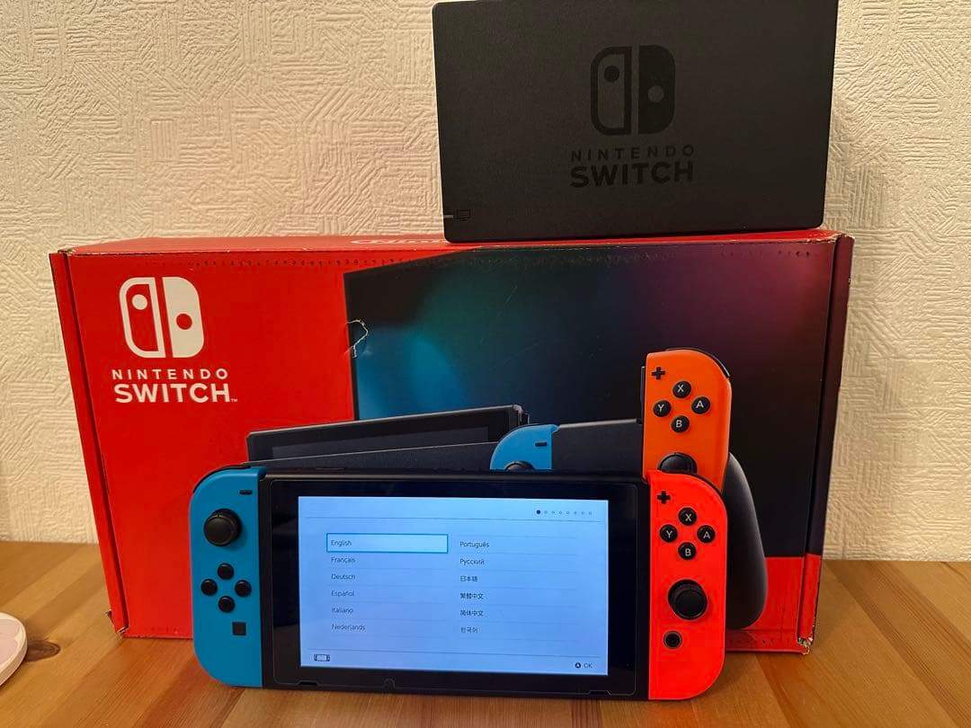 【完品】Nintendo Switch 本体 128GBSDカード付き