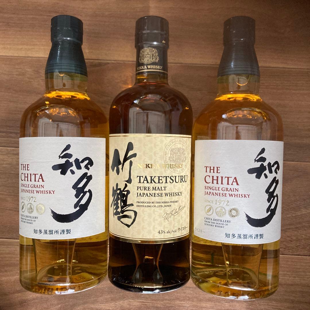 【即日発送　新品未開栓】 竹鶴１本　知多２本