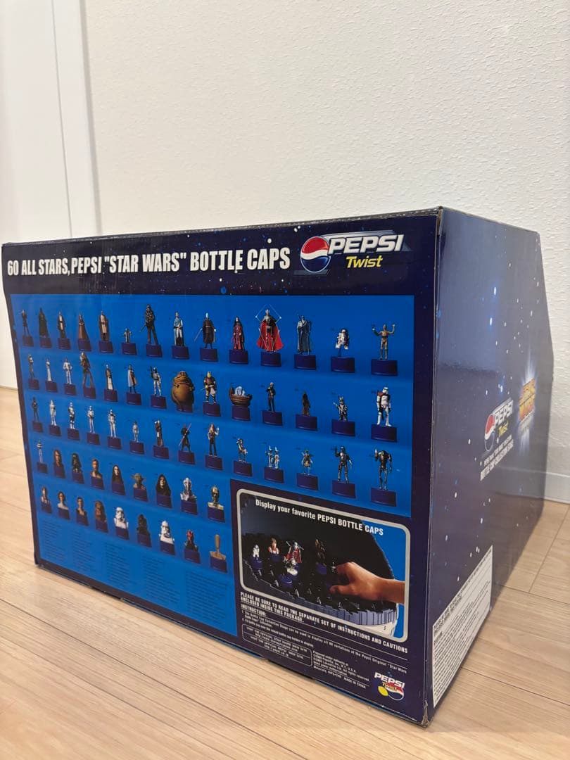 PEPSI スターウォーズ EP3 ボトルキャップ フルコンプリート・台座付き
