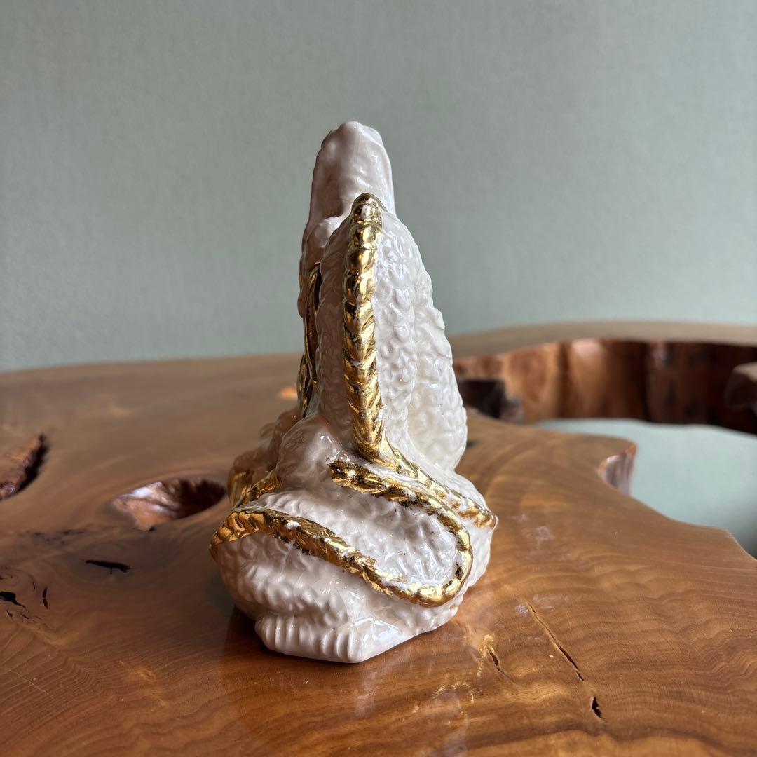 六兵衛窯 干支置物 「玉辰」 辰年 清水焼 陶芸 たち吉 共箱