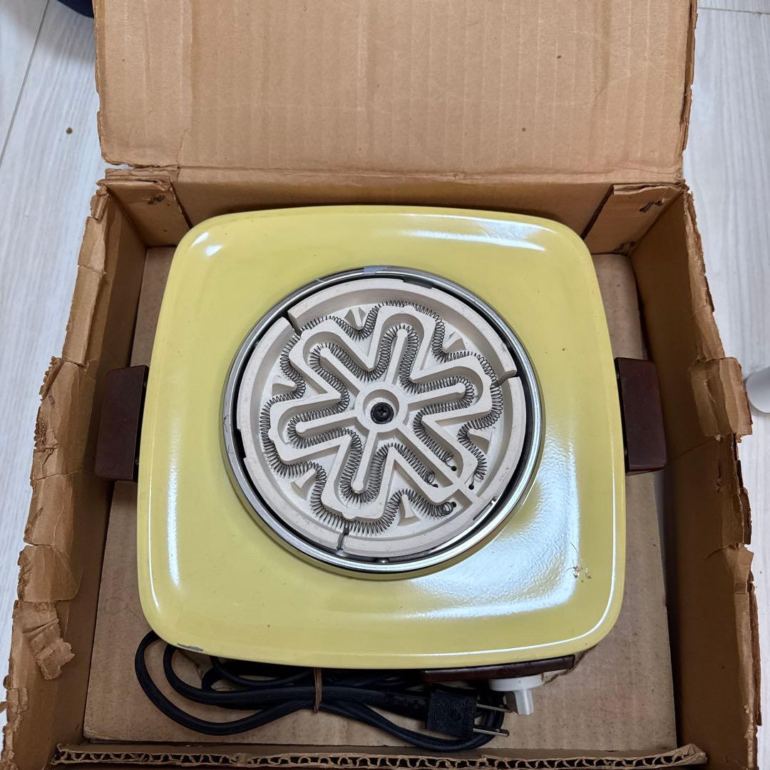 昭和レトロ　日立電気こんろ