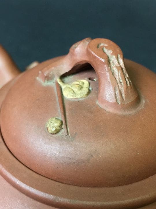 二色 紫砂壺 急須 茶道具 煎茶 在銘 順仙