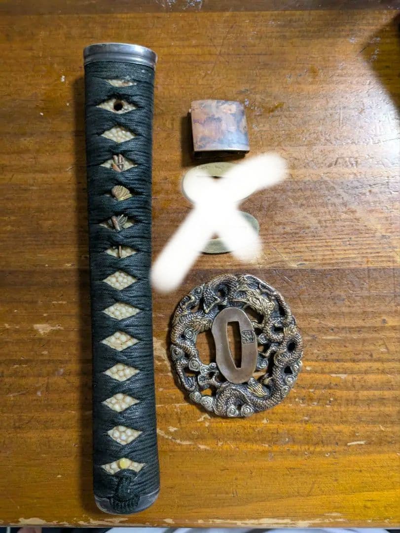 時代物 日本刀拵 武具 刀装具 模造刀 3点セット