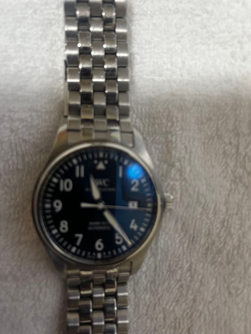 ジ*ク様 IWC 自動巻き 腕時計 黒文字盤 ステンレス　プティプランス