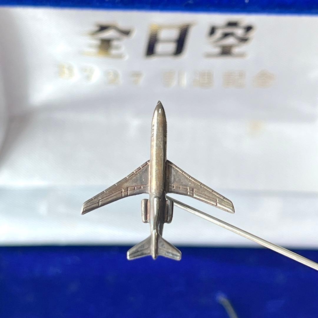 限定品　ANA 全日空　B727　退役記念スティックピン シルバー　銀製