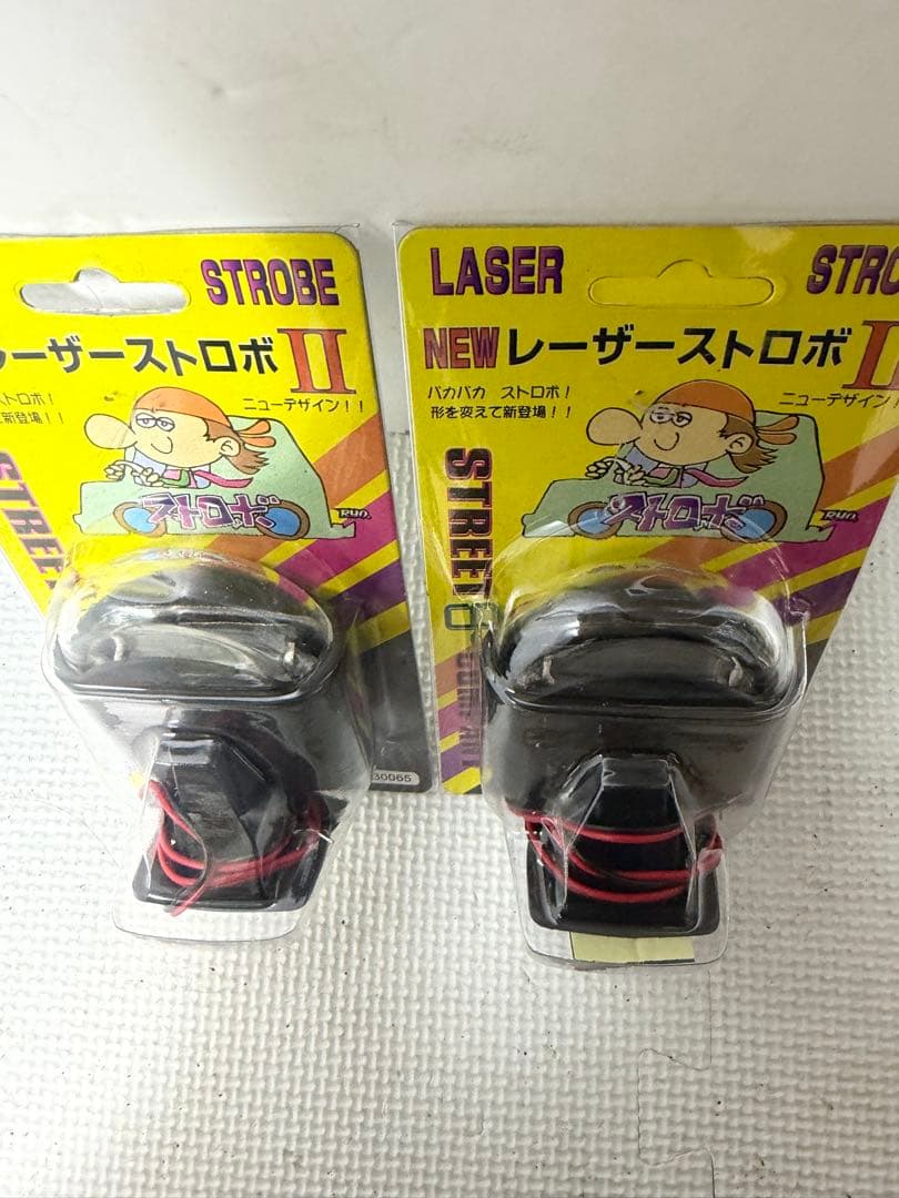 当時物レーザーストロボⅡクリアー2個検索AF18ディオ/旧dio/クレタク/