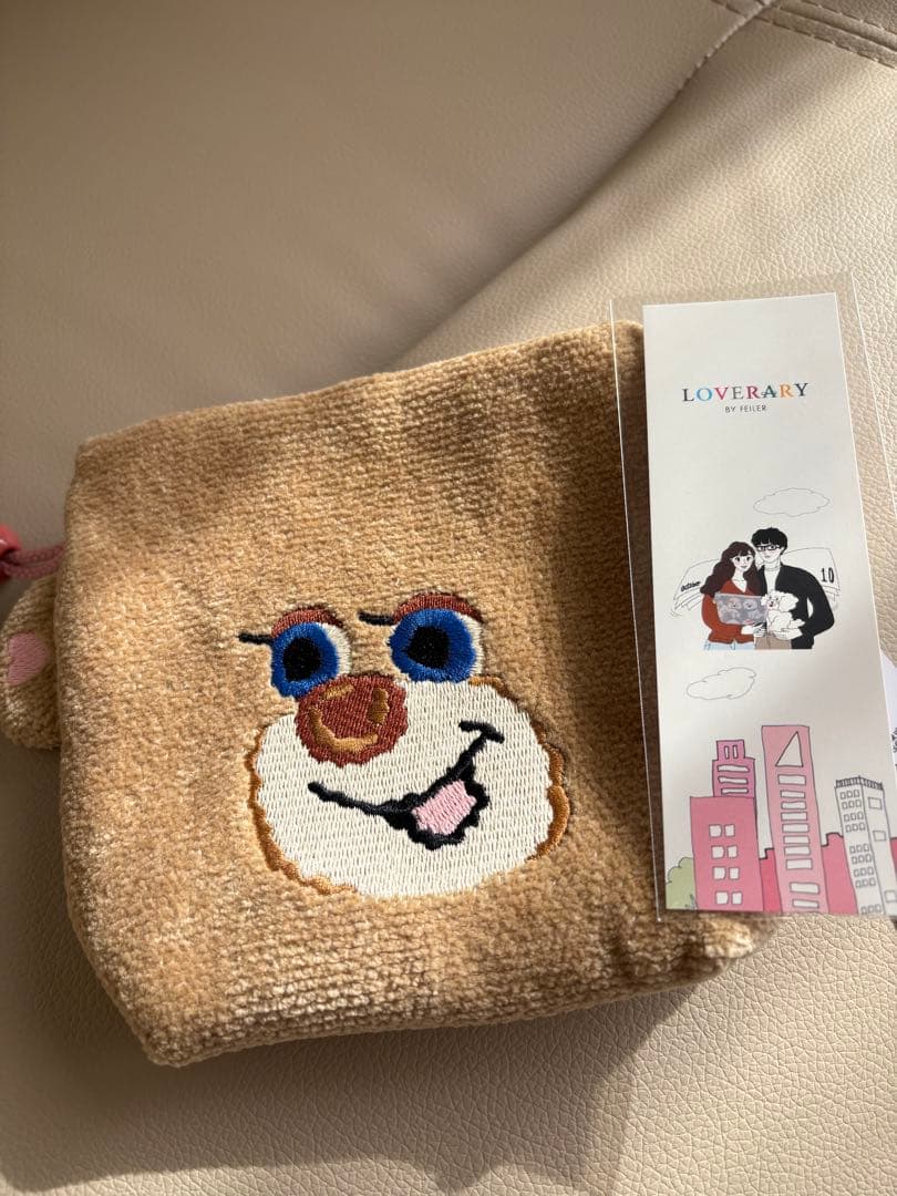 フェイラー　ドアップテディ　耳付き巾着(ノベルティ付)