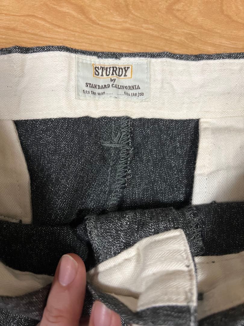 スタンダードカリフォルニア　チノパン　杢グレー ワークパンツ　デニム　ジャケット