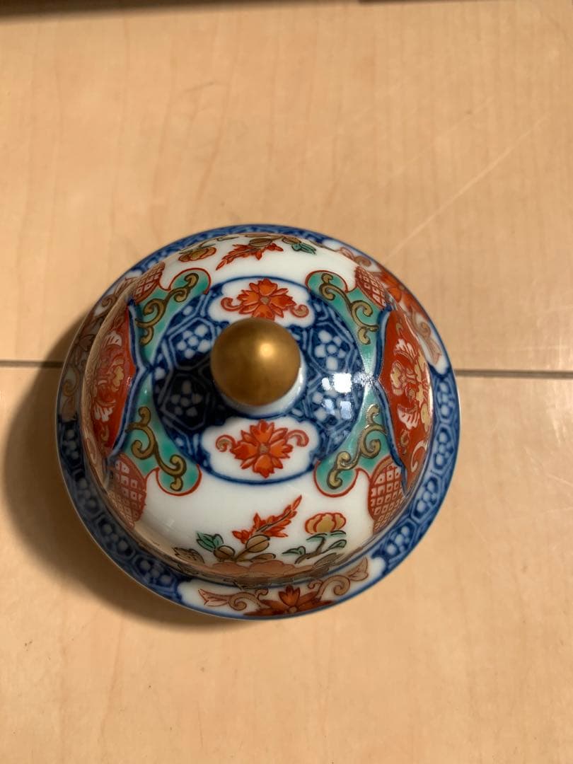 飾壺 古伊万里 ガラスケース 箱 付き 沈香壺