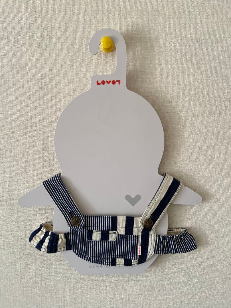 LOVOT公式デニムオーバーオール（ストライプ）