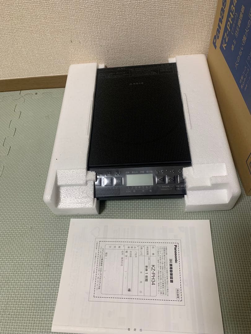 新品 Panasonic 卓上IH調理器 KZ-PH34-K ブラック