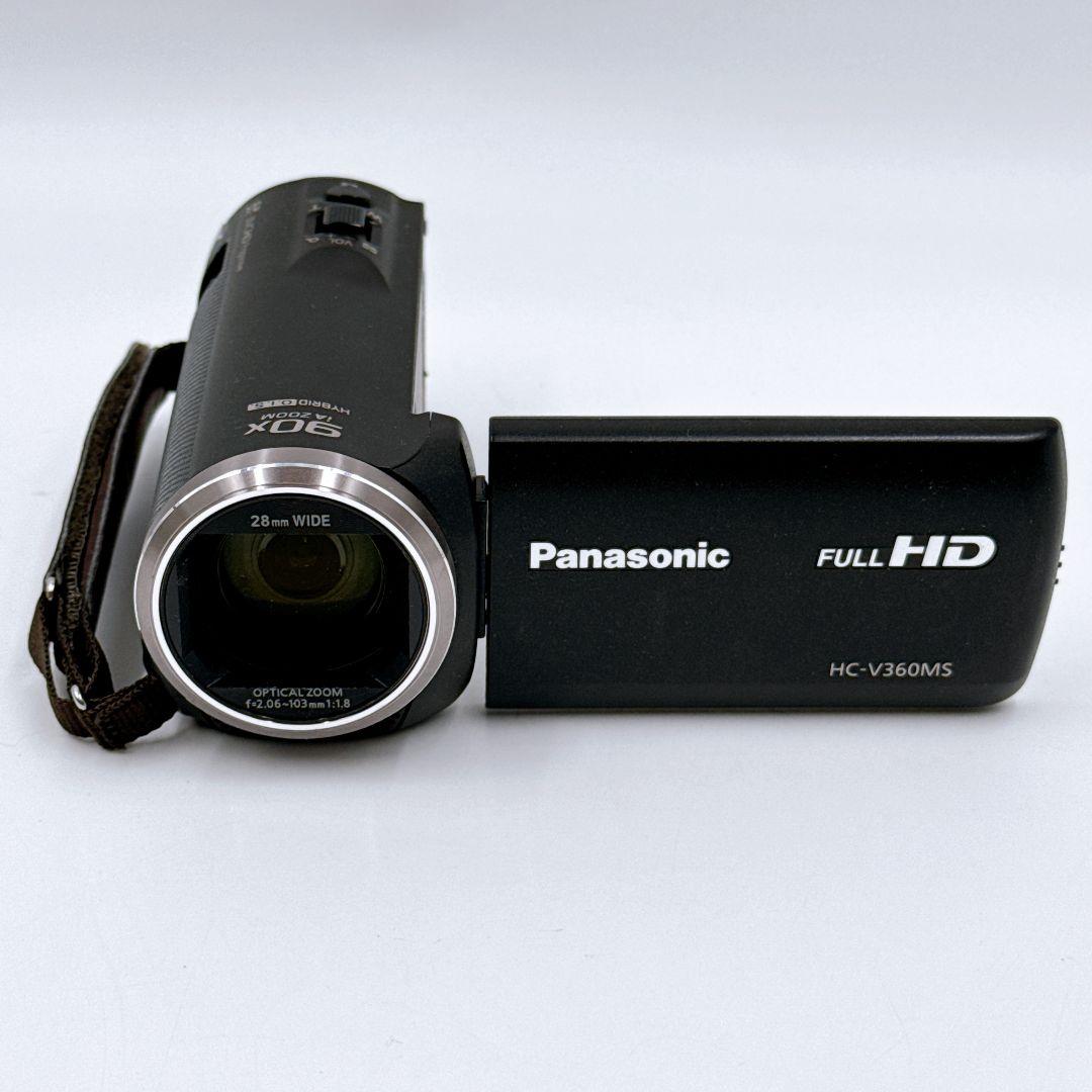 Panasonic HC-V360MS ビデオカメラ 本体 ブラック