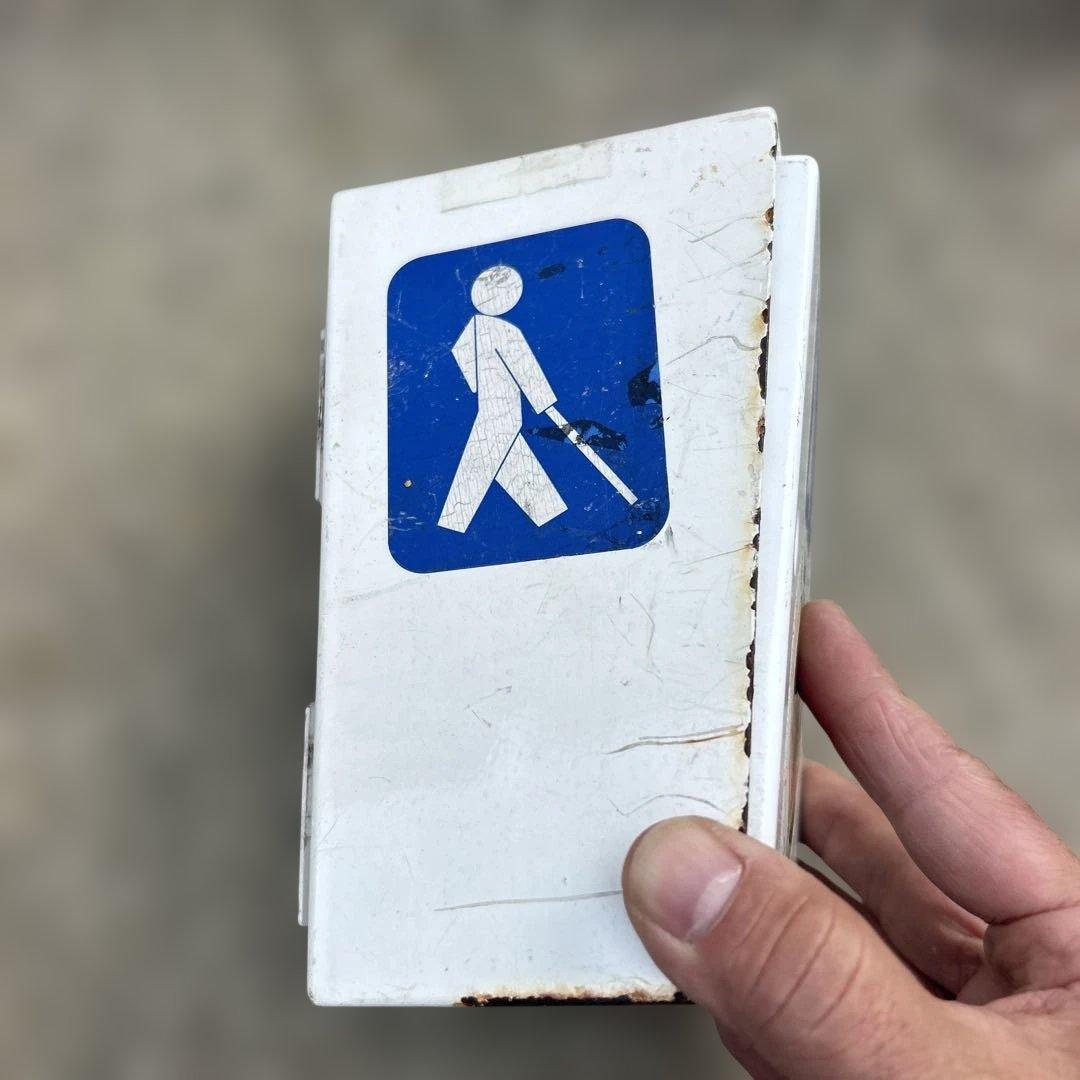 本物‼️ 歩行者用音響信号ボタン