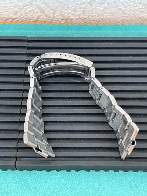 オメガ ジュネーブ 自動巻 角型 メンズ 稼働品 リューズ操作不可 ブレス付