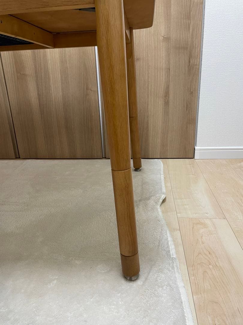 継ぎ脚こたつ　ウォールナット突板　ダイニングこたつ