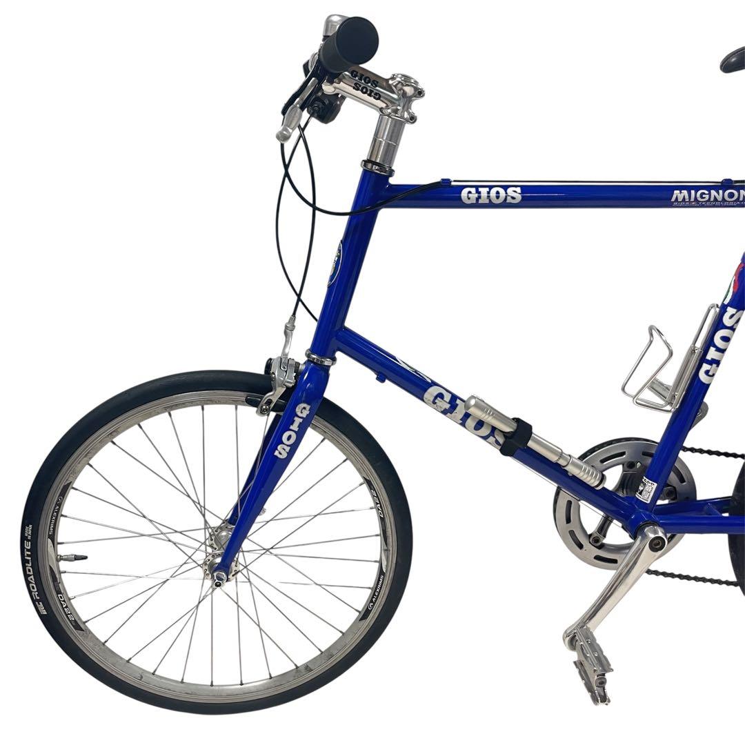 GIOS MIGNON 青 ミニベロ 20インチ 470 ジオス