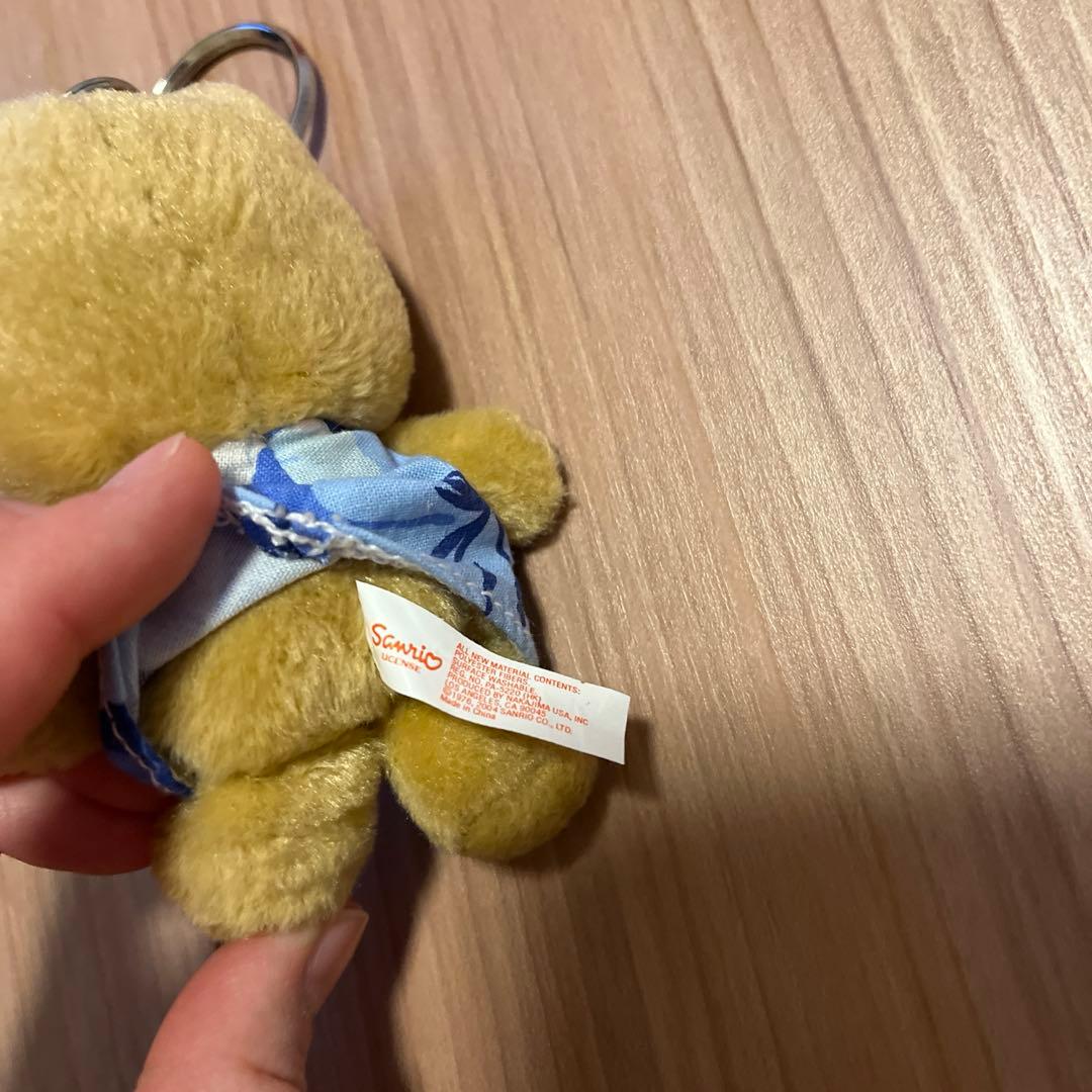 激レア！当時物　ハローキティ　日焼け　ハワイ　ぬいぐるみキーホルダー