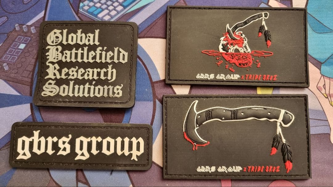 実物 GBRS group パッチ セット
