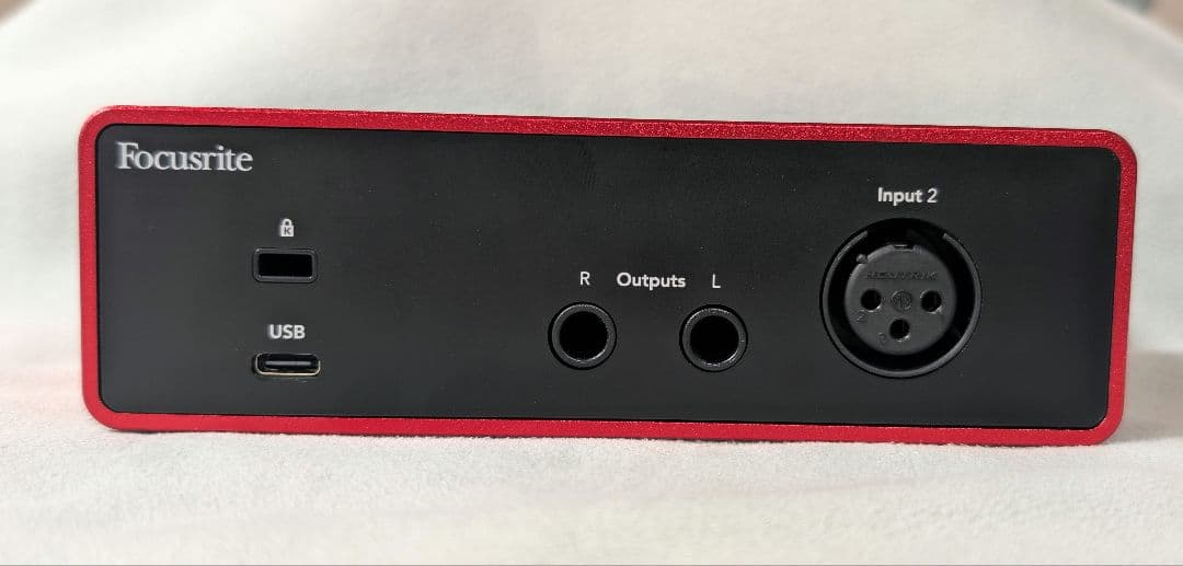 Focusrite Scarlett Solo gen.4 20時間ほど使用