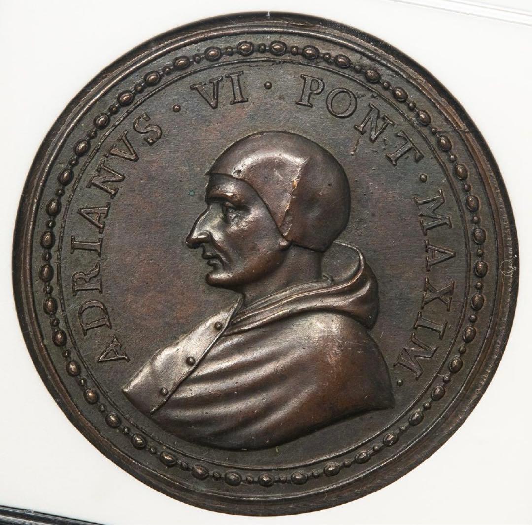 アドリアヌス6世戴冠記念ブロンズメダル