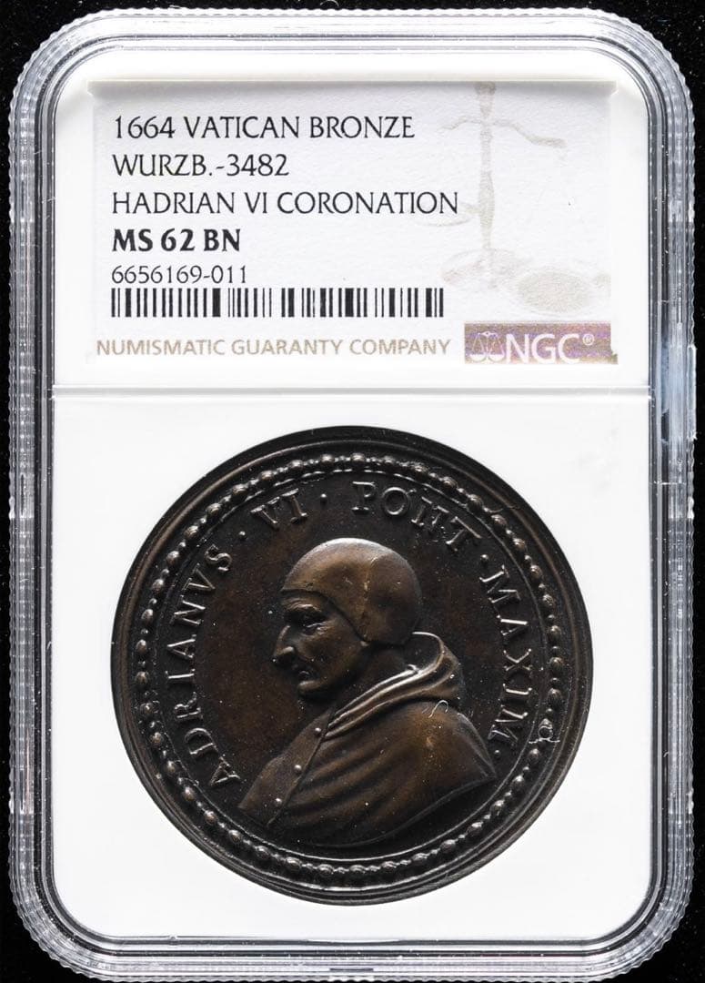 アドリアヌス6世戴冠記念ブロンズメダル