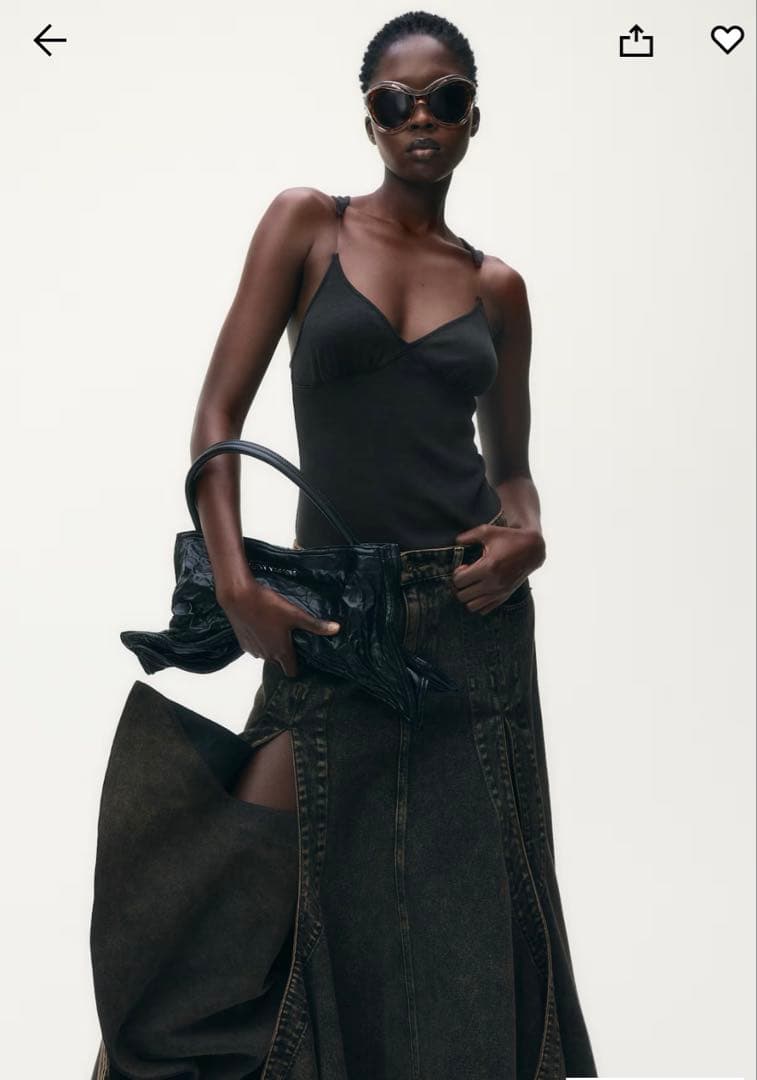 GLENN MARTINS  リブタンクトップ　Sサイズ