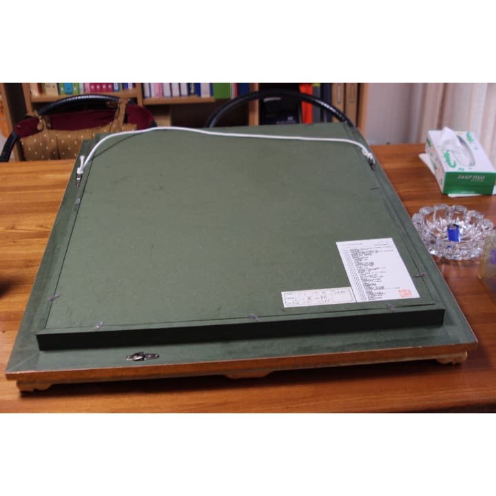 山口 草四郎氏 作　「パリーの少女」油絵　15号