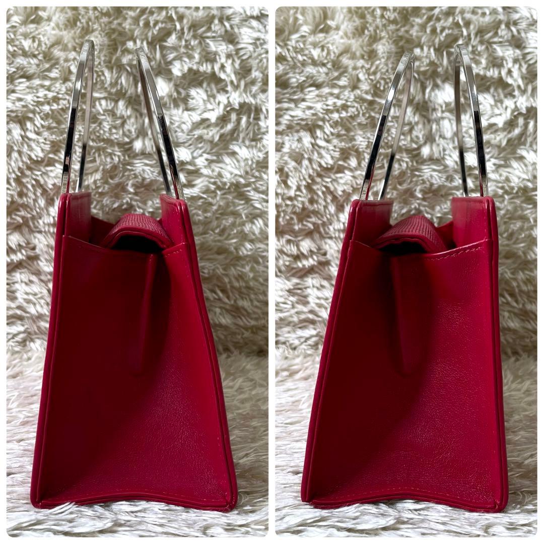 【希少】 コンテス　ハンドバッグ　コルネリー　ホースヘアー　マゼンタ　ピンク