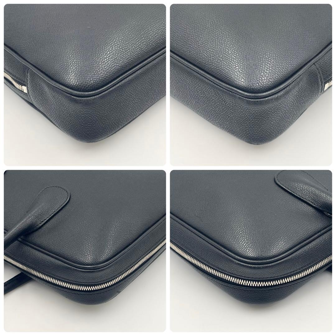 【定価48万/極美品】VALEXTRA マイロゴ ブリーフケース 2way 黒