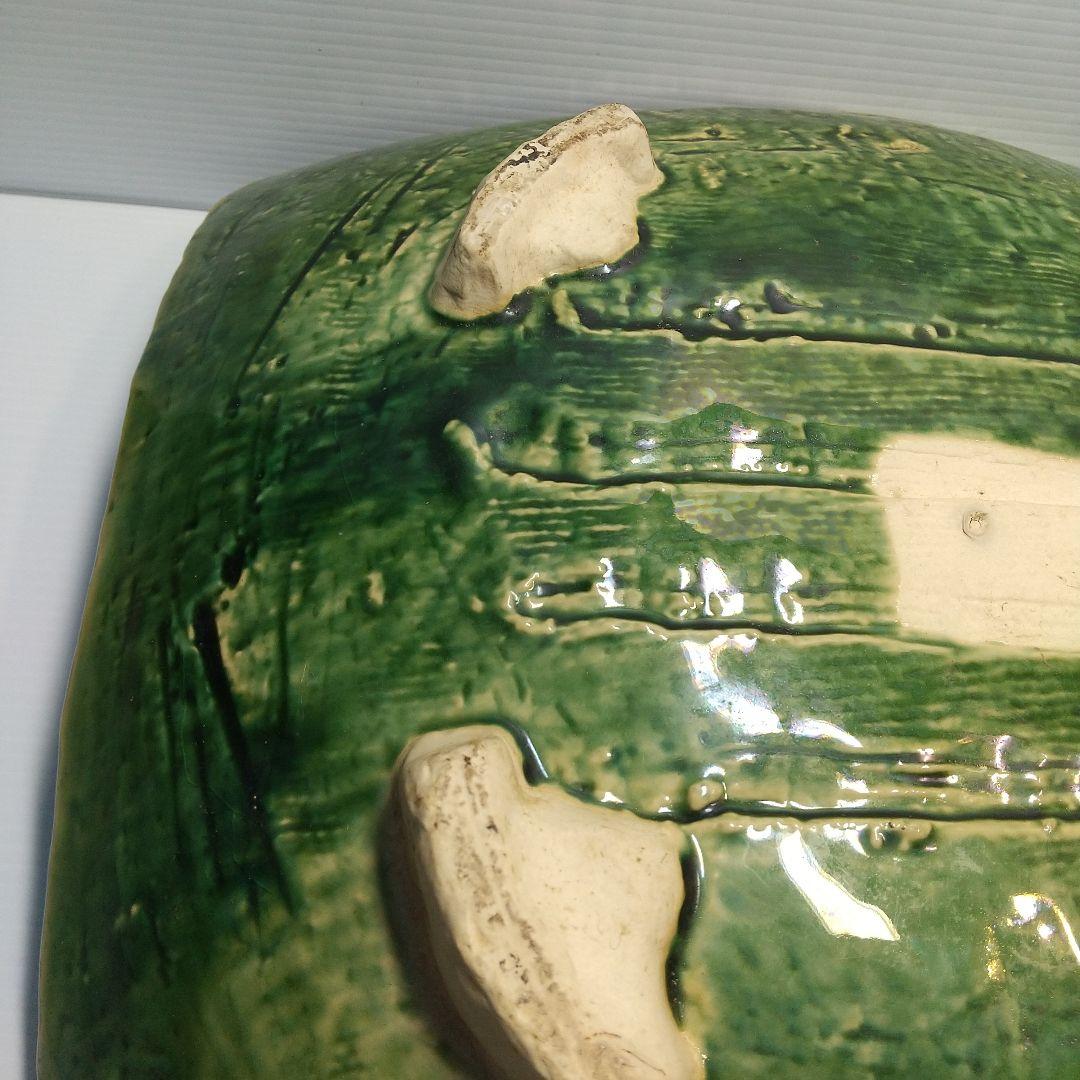 四角皿 時代物 珍しい絵柄品