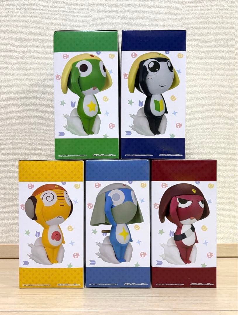 新品未開封 ケロロ軍曹 おおきなSOFVIMATES 5種コンプセット