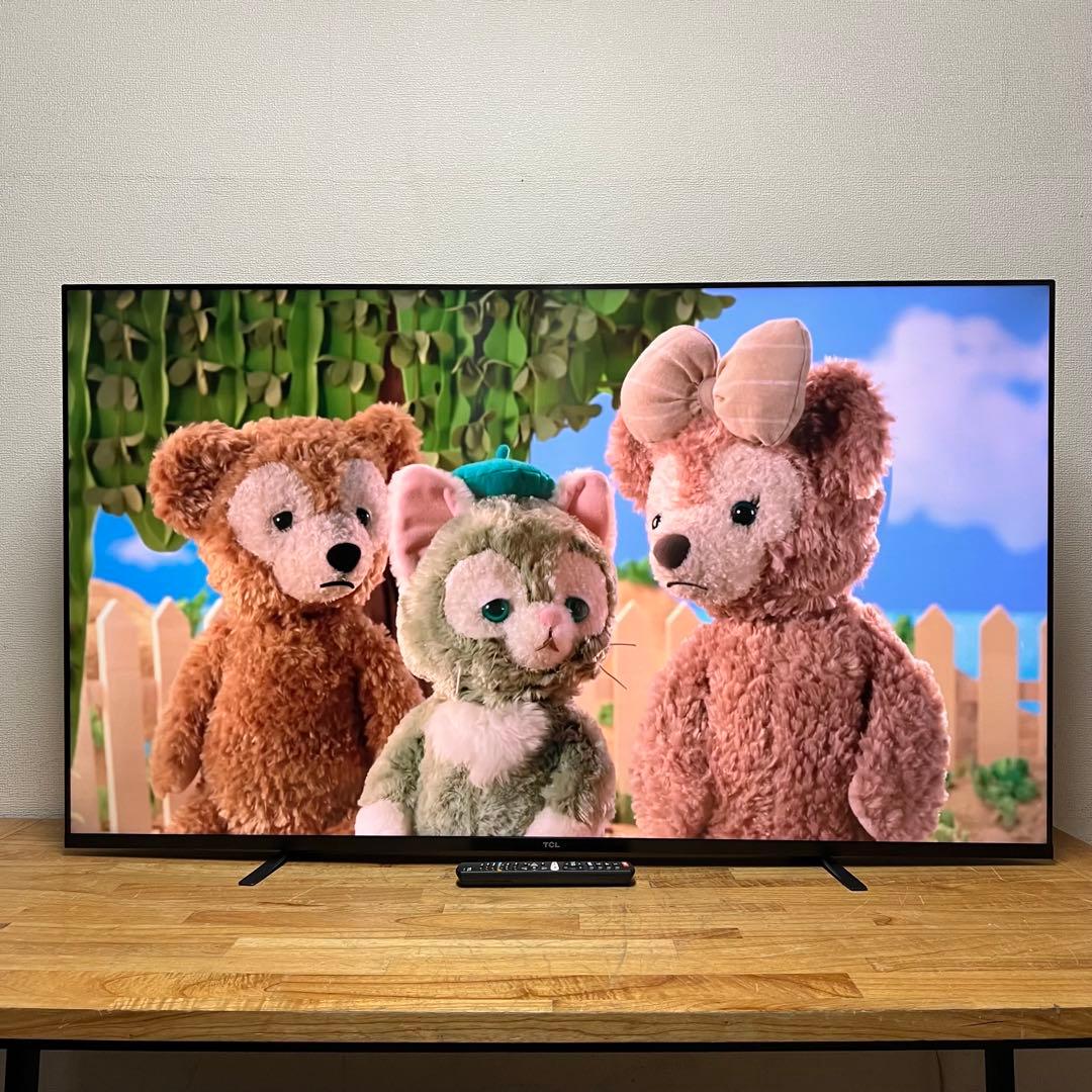 TCL 65V型 4K 液晶テレビ スマートテレビ 65P8S ネット動画アプリ