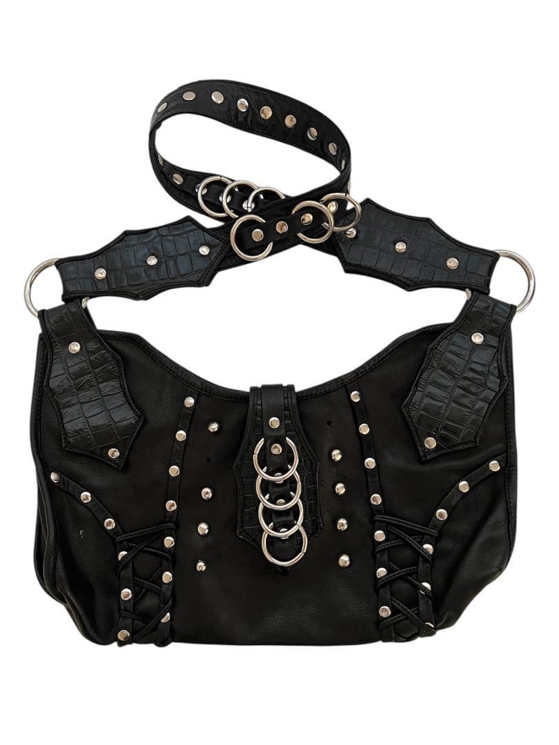 GINZI スタッズ ショルダーバッグ y2k パンク