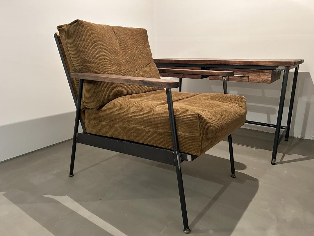 ★週末セール★インダストリアルブランチ【1人掛けソファ（展示品）】アイアン家具