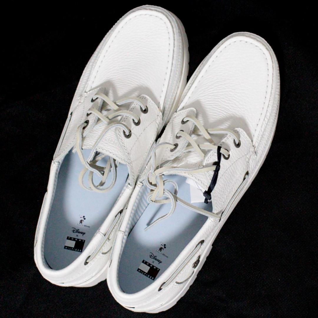 新品 ディズニー＆トミーヒルフィガー コラボ クラシックボートシューズ 28㎝