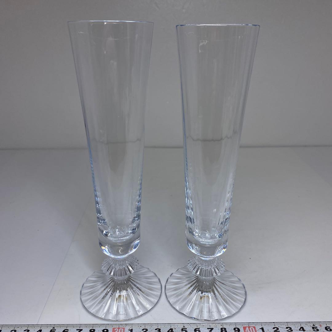 専用☆洋3 バカラミルニュイシャンパングラスペア共箱　東な7-0125①