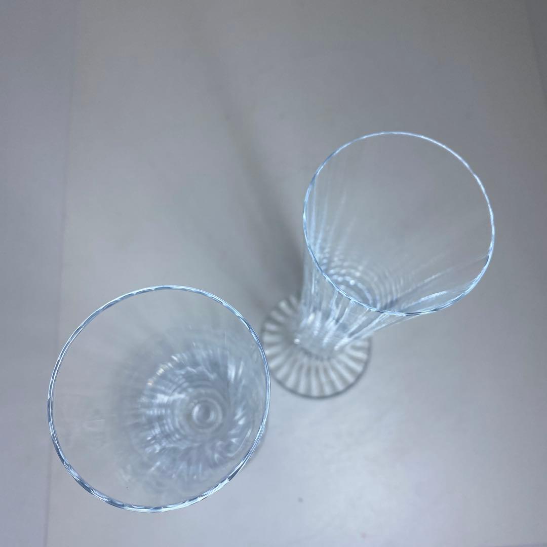 専用☆洋3 バカラミルニュイシャンパングラスペア共箱　東な7-0125①