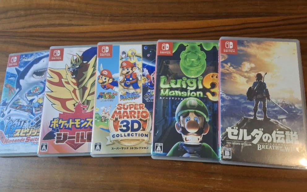 とくしん☆Nintendo Switch スーパーマリオ3Dなど5本セット