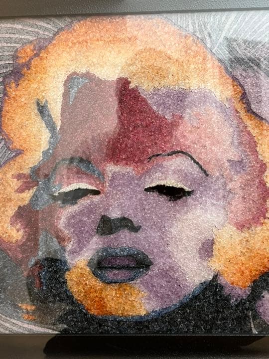 宝石画　マリリンモンロー　Jewel ART