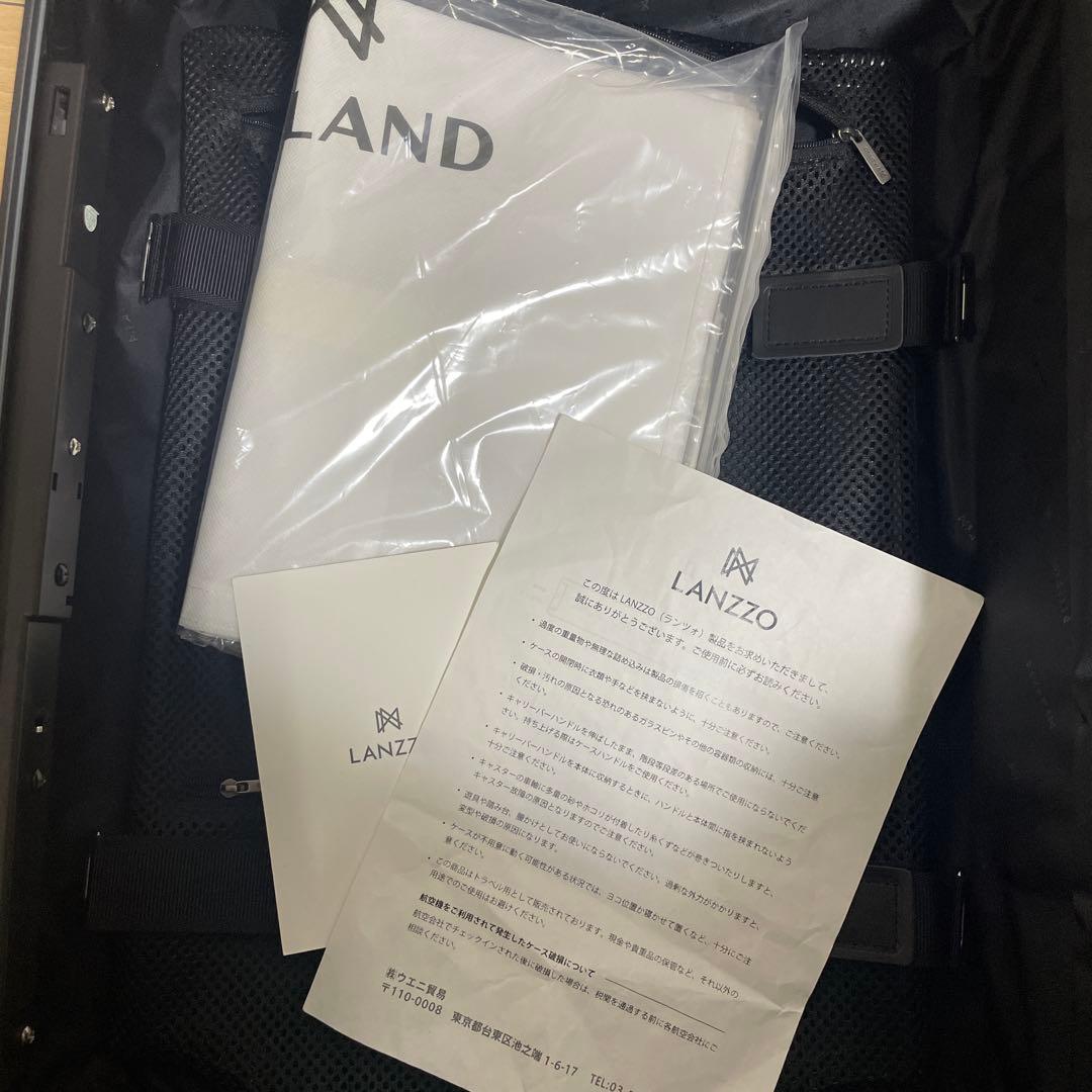 LANZZO スーツケース Viking 19inch グレー/ベージュ